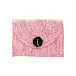 Bolsa Camila Klein Carteira Puma Palha Rosa