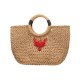 Bolsa Camila Klein Lagosta Palha Natural