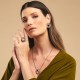 Brinco Camila Klein Essencial Pérola Cristais Prata Velho