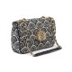 Bolsa Isla Sirena Baguete Jacquard Preta