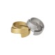 Anel Luiza Rogi Zoe Kit Metal Ouro e Prata Envelhecido