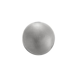 Broche Luiza Rogi Imã Botão Metal Prata Envelhecido G