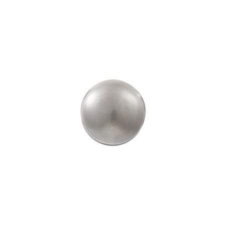 Broche Luiza Rogi Imã Botão Metal Prata Envelhecido M