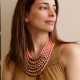 Colar Camila Klein Memories Pérolas Rosa Ouro Velho