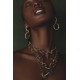 Colar Claudia Arbex Bambu Elos Ouro Vintage