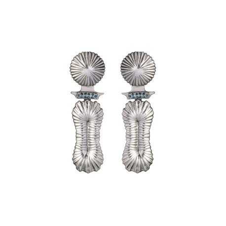 Brinco Camila Klein Cillium Modular 2 em 1 Prata Velho