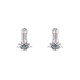 Brinco Camila Klein Cillium Cristais Prata Velho