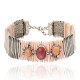 Colar Camila Klein Alecrim Choker Pedras Naturais Prata Velho