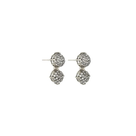 Brinco Hector Albertazzi Paradoxo Cristais Prata Boho