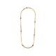 Colar Hector Albertazzi Sementes Longo Ouro Vintage Vintage