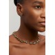 Conjunto Hector Albertazzi Sementes Cristais Ouro Vintage