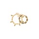 Pulseira Hector Albertazzi Sementes Kit Ouro Vintage