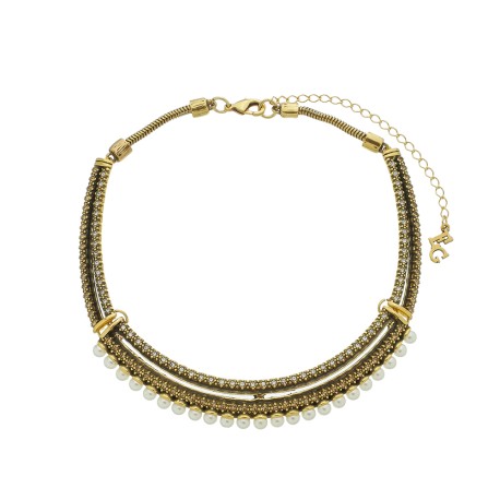 Colar Estela Geromini Ópera Choker Design Ouro