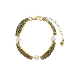 Pulseira Estela Geromini Ópera Pérolas Ouro