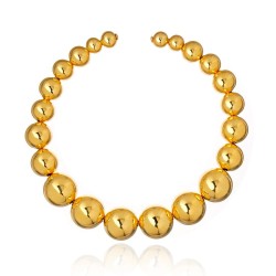 Colar Nádia Gimenes Arpoador Gargantilha Dourado