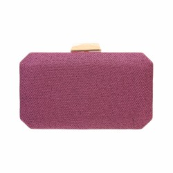 Bolsa Maria Chic Acessórios Clutch Malu Tecido Uva