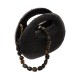 Bolsa Serpui Bag Mylene Bun Bombê Palha Natural Black