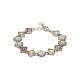 Pulseira Camila Klein Essencial Asas Cristais Prata Velho