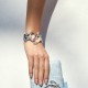 Pulseira Camila Klein Memories Maggie Cristais Prata Velho