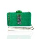 Bolsa Camila Klein Memories Maggie Clutch Cristais Verde