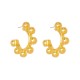 Brinco Nádia Gimenes Little Finger Argola Dourado