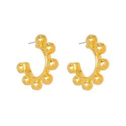 Brinco Nádia Gimenes Little Finger Argola Dourado