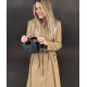 Bolsa Serpui Bag Mylene Bun Bombê Palha Natural Black