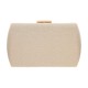 Bolsa Maria Chic Acessórios MP Maxi Clutch Linho Off White