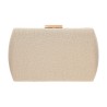 Bolsa Maria Chic Acessórios MP Maxi Clutch Linho Off White