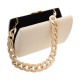 Bolsa Maria Chic Acessórios MP Maxi Clutch Linho Off White