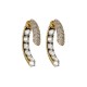 Brinco Hector Albertazzi Singular Safari Ouro Vintage
