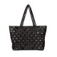 Bolsa Isla Tote Puffer Nylon Maxi Preta 