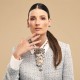 Colar Camila Klein Memories Mojave Pérolas Prata Velho