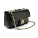 Bolsa Isla Anne Baguete Couro New Croco Preto