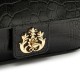 Bolsa Isla Anne Baguete Couro New Croco Preto