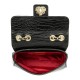 Bolsa Isla Anne Baguete Couro New Croco Preto