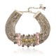 Colar Camila Klein Memories Mojave Choker Prata Velho