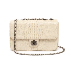 Bolsa Isla Anne Jumbo Couro Marshmallow
