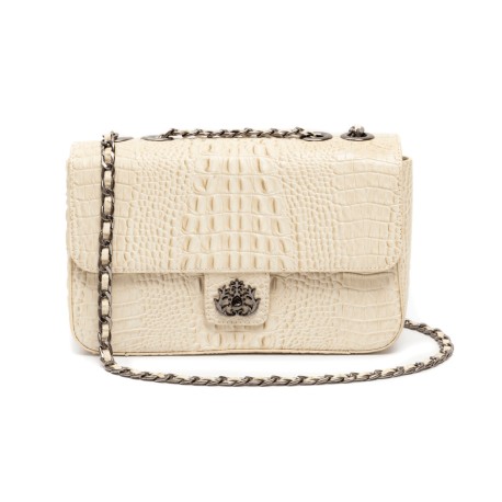 Bolsa Isla Anne Jumbo Couro Marshmallow