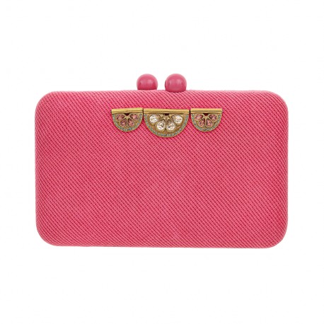 Bolsa Camila Klein Clutch Frutificar Mandarina Rosa