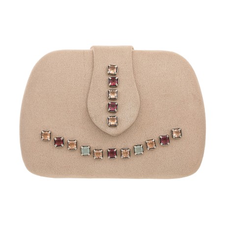 Bolsa Camila Klein Clutch Essencial Asas Nude