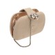 Bolsa Camila Klein Clutch Rei Cristais Nude