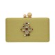 Bolsa Camila Klein Clutch Rei Cristais Verde