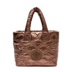 Bolsa Isla Tote Puffer Nylon Mini Bronze