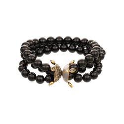 Pulseira Camila Klein Carmela Miranda Murano Ouro Velho