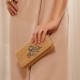 Bolsa Camila Klein Clutch Tentáculos Palha Natural