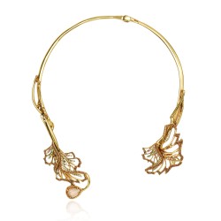 Colar Claudia Arbex Le Sirenuse Gargantilha Ouro Vintage