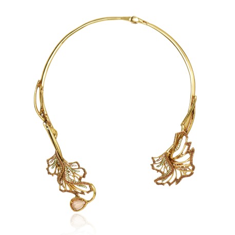 Colar Claudia Arbex Le Sirenuse Gargantilha Ouro Vintage