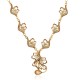 Colar Claudia Arbex Le Sirenuse Cristais Ouro Vintage