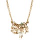 Colar Claudia Arbex Le Sirenuse Franja Ouro Vintage